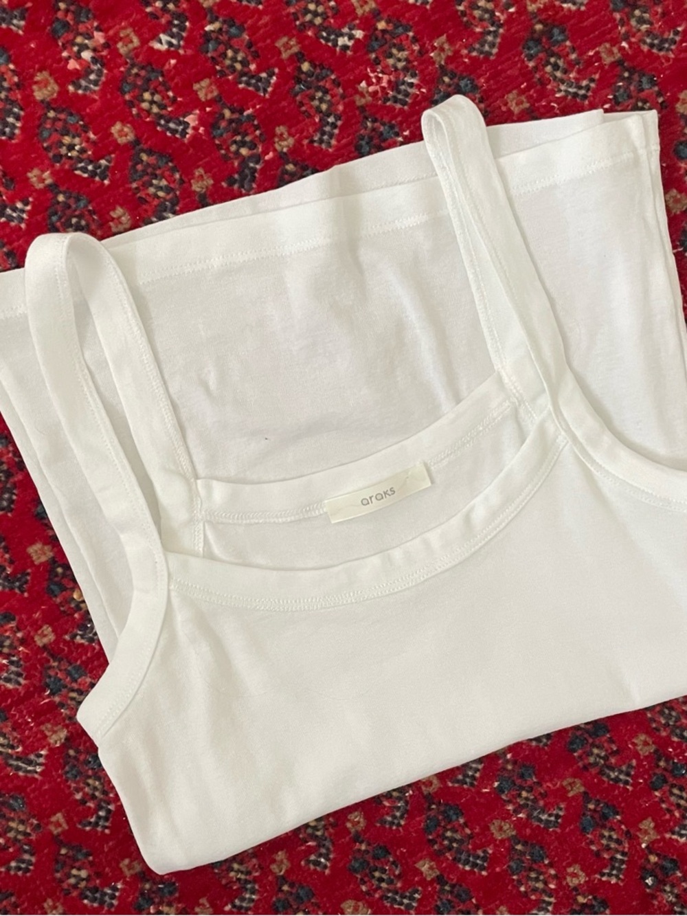 ARAKS CAMBRA TANK WHITE S - Picture 4 of 9